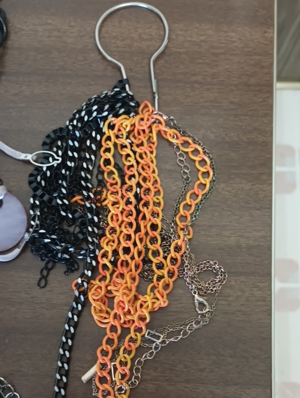 Mixed Crafters Jewelry Lot - Assorted Gold, Silver, Black, Orange, Red Pieces - Picture 3 of 4